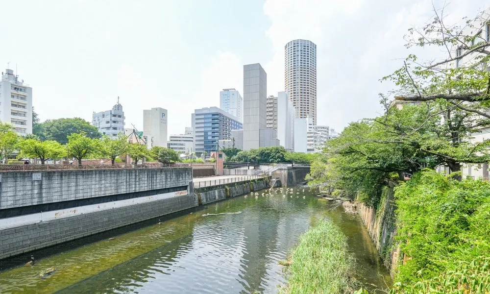 目黒川　徒歩1分（約30m）