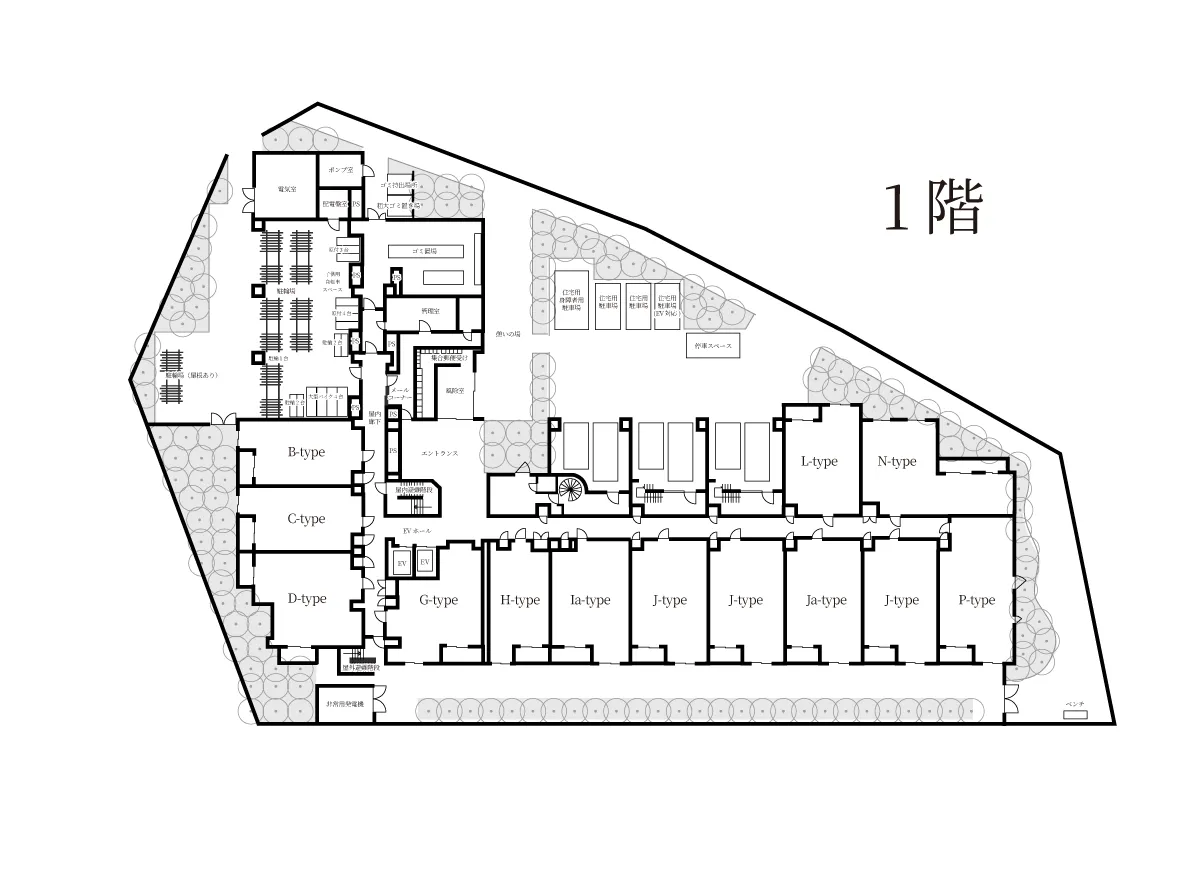 フロア配置図